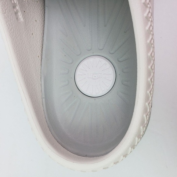 UGG Tasman Sport Mens Size 12 White Slip On Casual Comfort Sandals Shoes 1138590 - Picture 7 of 9